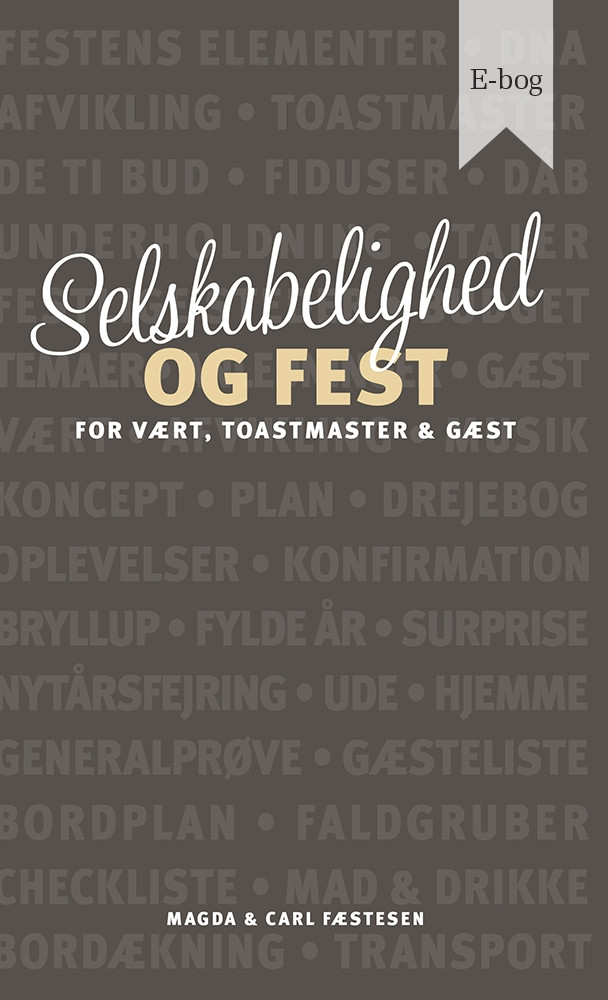 Selskabelighed og fest - ebog